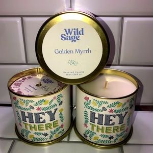 3 Golden Myrrh Candle Set